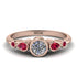 Bezel Symmetrical Diamond Ring - Ivy No. 47
