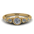 Bezel Symmetrical Diamond Ring - Ivy No. 1