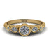 Bezel Symmetrical Diamond Ring - Ivy No. 1