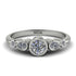 Bezel Symmetrical Diamond Ring - Ivy No. 3
