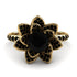 Lotus Black Diamond Engagement Ring - Princess Lotus no. 4