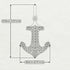 Anchor Sapphire Pendant - Brandon No. 13 image 3