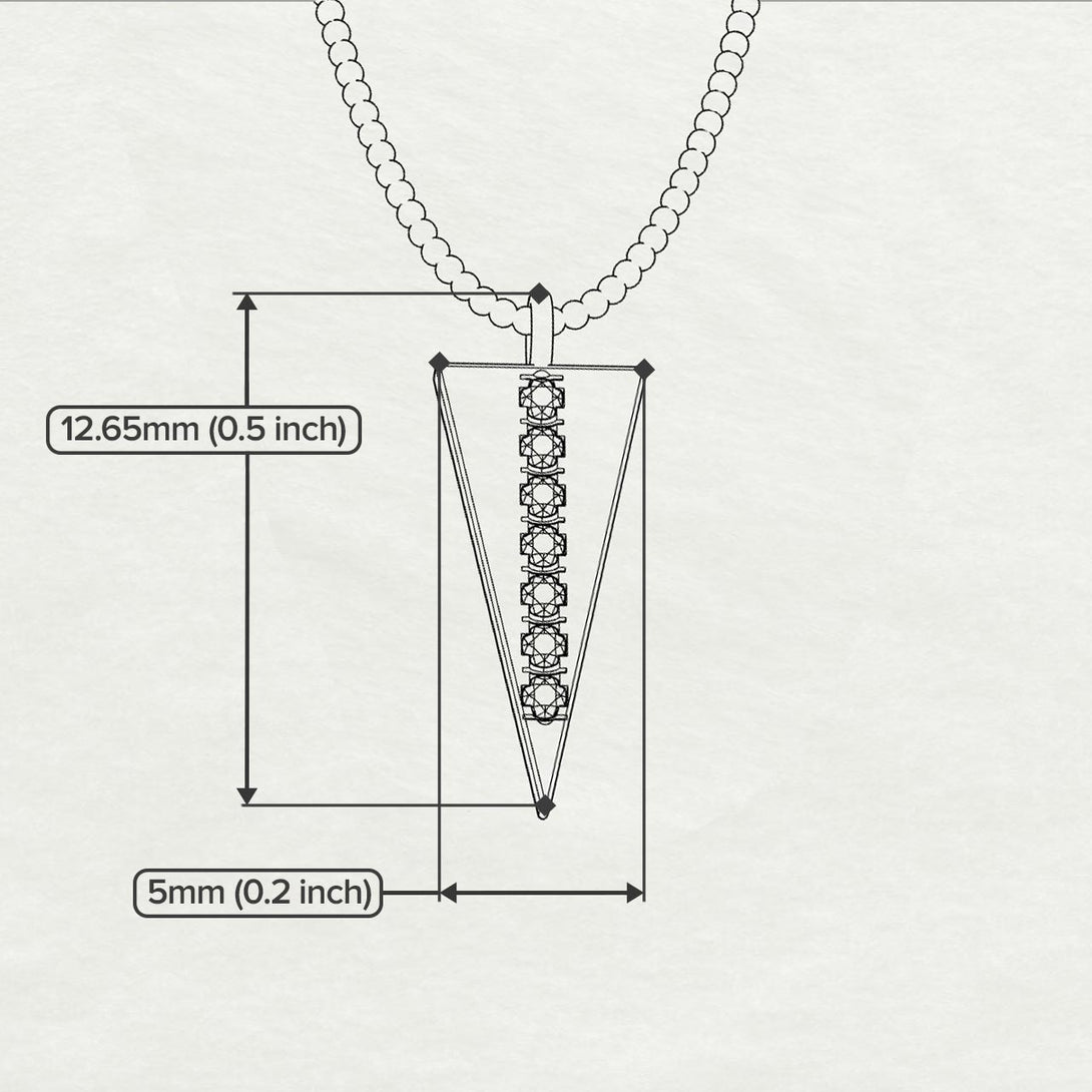 Triangle Diamond Necklace - Brynn No. 1