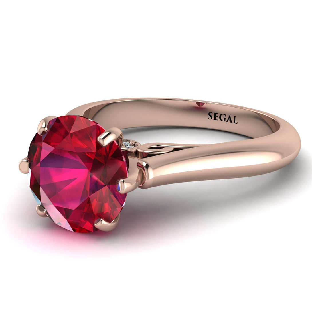 3ct Ruby Engagement Ring - June No. 11