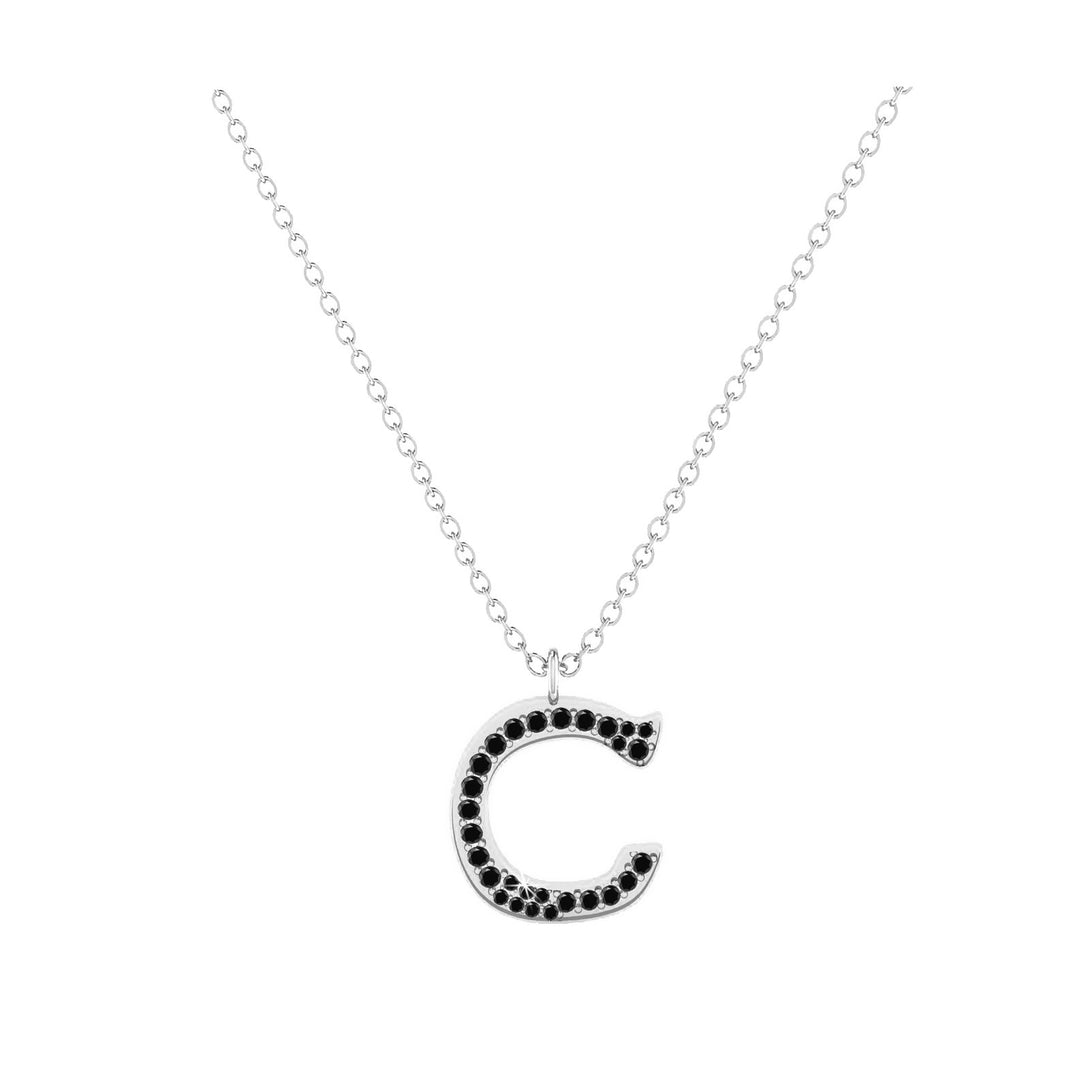 C - Letter Name Necklace Initial Necklace