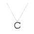 C - Letter Name Necklace Initial Necklace