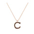 C - Letter Name Necklace Initial Necklace