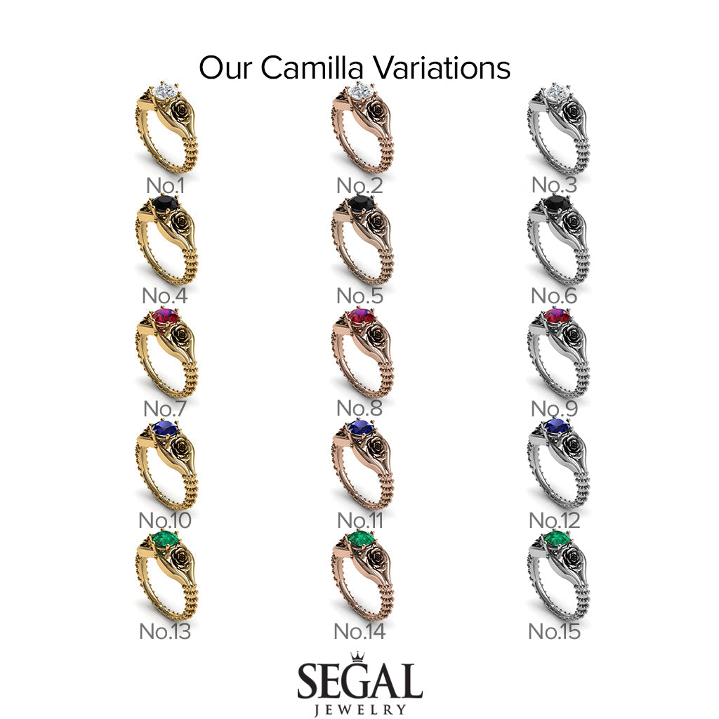 The Rose Spike Diamond Ring- Camilla no. 2