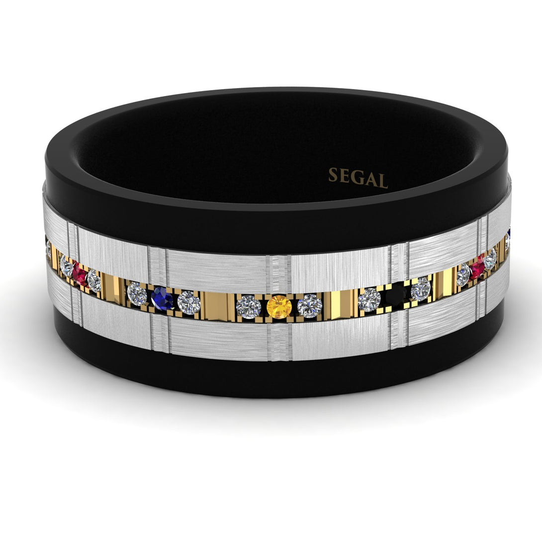 Black Gold Man Wedding Band