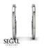 Circle Stud Earring With Hidden Sapphire - Karter No. 15 image 2