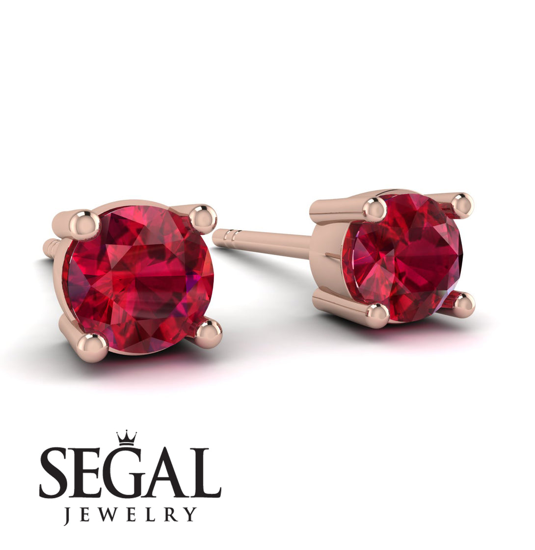 .25ct Ruby Earrings - Maci No. 11