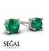 .25ct Emerald Earrings - Maci No. 6