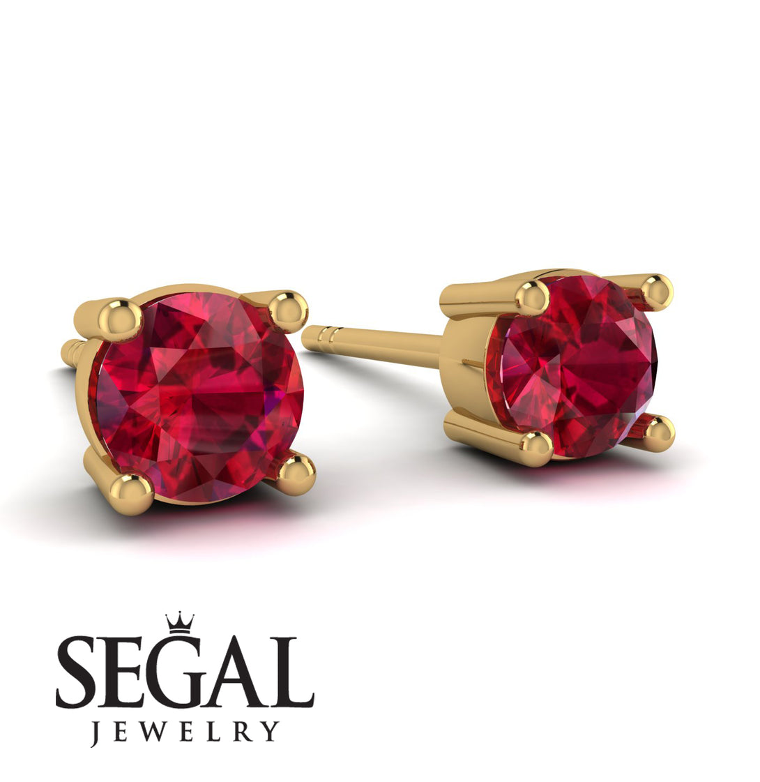 .25ct Ruby Earrings - Maci No. 10