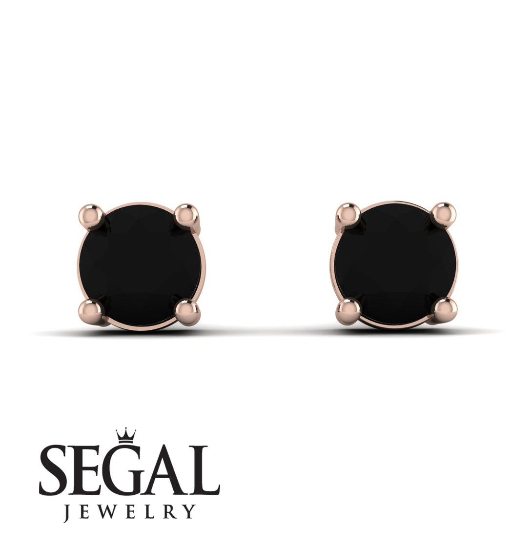 .25ct Black Diamond Earrings - Maci No. 8
