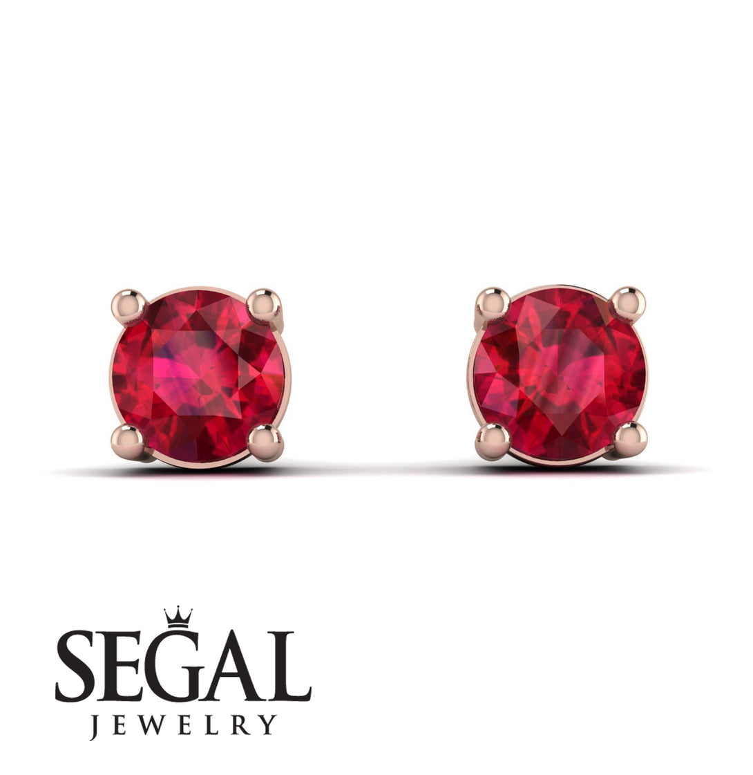 .25ct Ruby Earrings - Maci No. 11