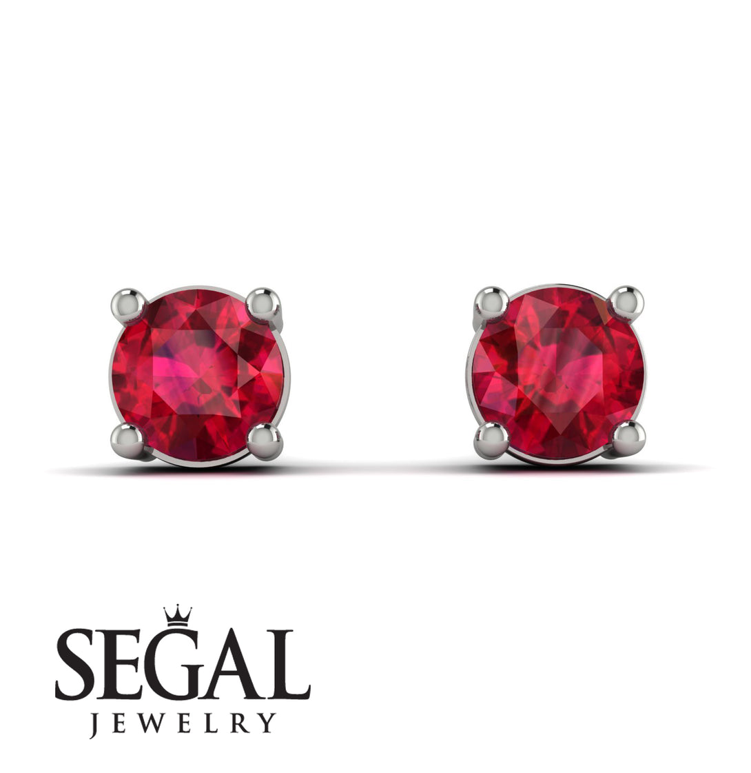 .25ct Ruby Earrings - Maci No. 12