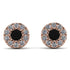 Halo Black Diamond Earrings - Heaven No. 8 image 1