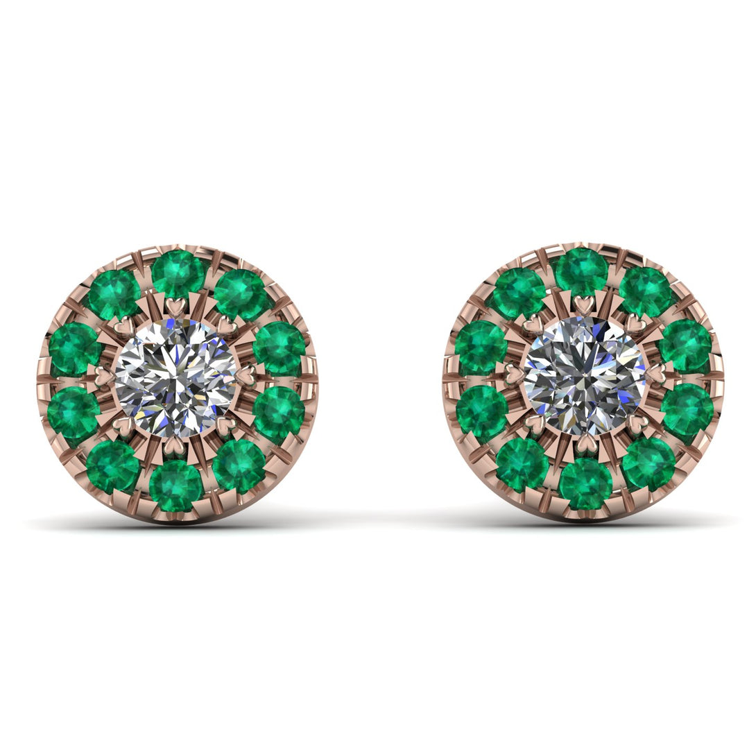 Halo Diamond Earrings - Heaven No. 17