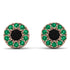 Halo Black Diamond Earrings - Heaven No. 23 image 1