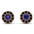 Halo Sapphire Earrings - Heaven No. 44 image 1