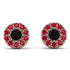 Halo Black Diamond Earrings - Heaven No. 53