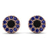 Halo Black Diamond Earrings - Heaven No. 68 image 1
