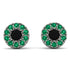 Halo Black Diamond Earrings - Heaven No. 24 image 1