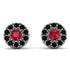 Halo Ruby Earrings - Heaven No. 42 image 1