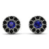 Halo Sapphire Earrings - Heaven No. 45