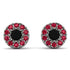 Halo Black Diamond Earrings - Heaven No. 54