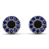 Halo Black Diamond Earrings - Heaven No. 69 image 1