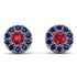 Halo Ruby Earrings - Heaven No. 72 image 1