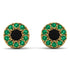 Halo Black Diamond Earrings - Heaven No. 22 image 1