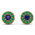 Halo Sapphire Earrings - Heaven No. 28