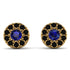 Halo Sapphire Earrings - Heaven No. 43 image 1
