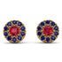 Halo Ruby Earrings - Heaven No. 70 image 1