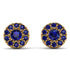 Halo Sapphire Earrings - Heaven No. 73