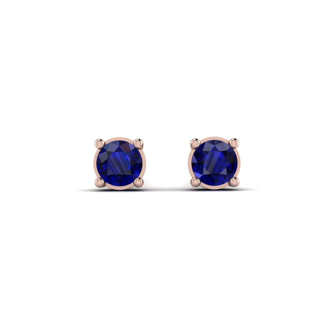 Minimalist Sapphire Earrings - Myla No. 14