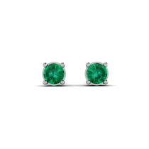 Minimalist Emerald Earrings - Myla No. 6 image 1