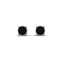 Minimalist Black Diamond Earrings - Myla No. 9 image 1