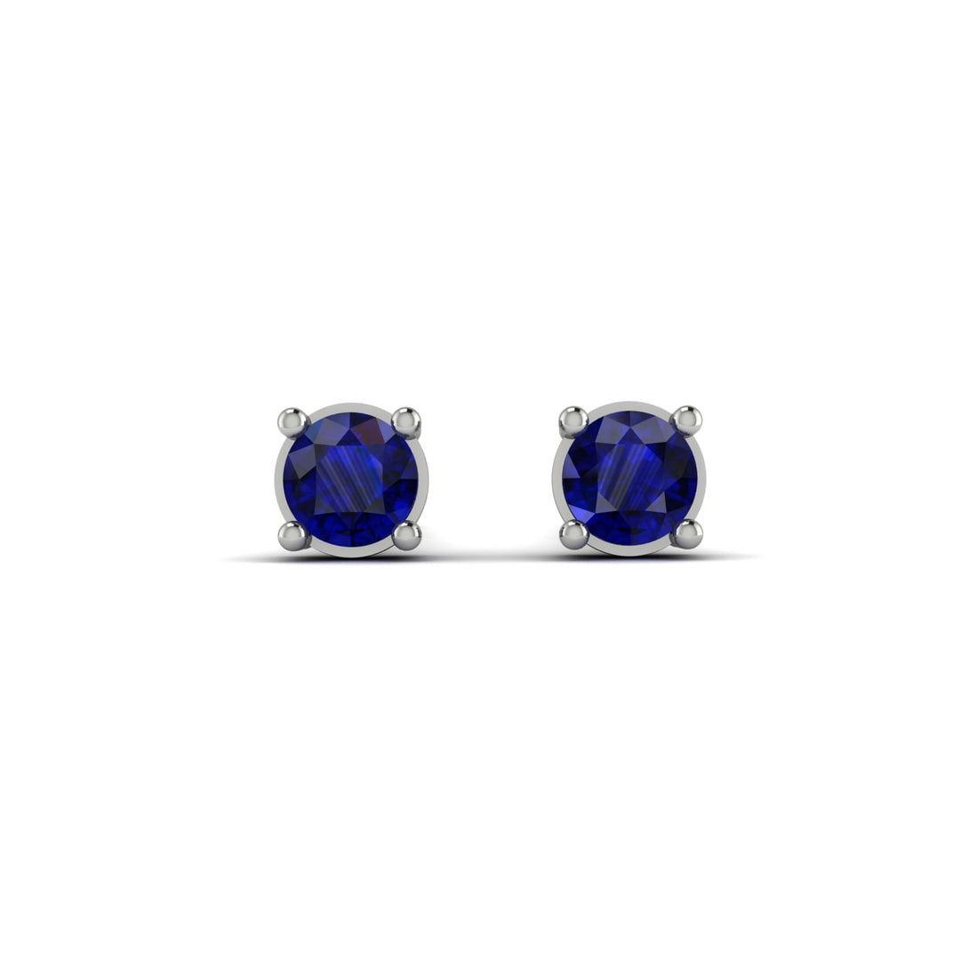 Minimalist Sapphire Earrings - Myla No. 15