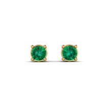 Minimalist Emerald Earrings - Myla No. 4 image 1
