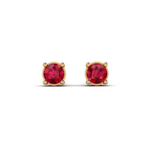 Minimalist Ruby Earrings - Myla No. 10 image 1