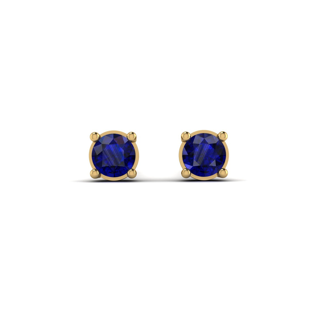 Minimalist Sapphire Earrings - Myla No. 13