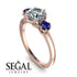 Classic 3 Stone Diamond Engagement Ring - Sofia No. 62 image 2