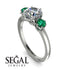 Classic 3 Stone Diamond Engagement Ring - Sofia No. 18 image 2