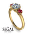 Classic 3 Stone Diamond Engagement Ring - Sofia No. 46