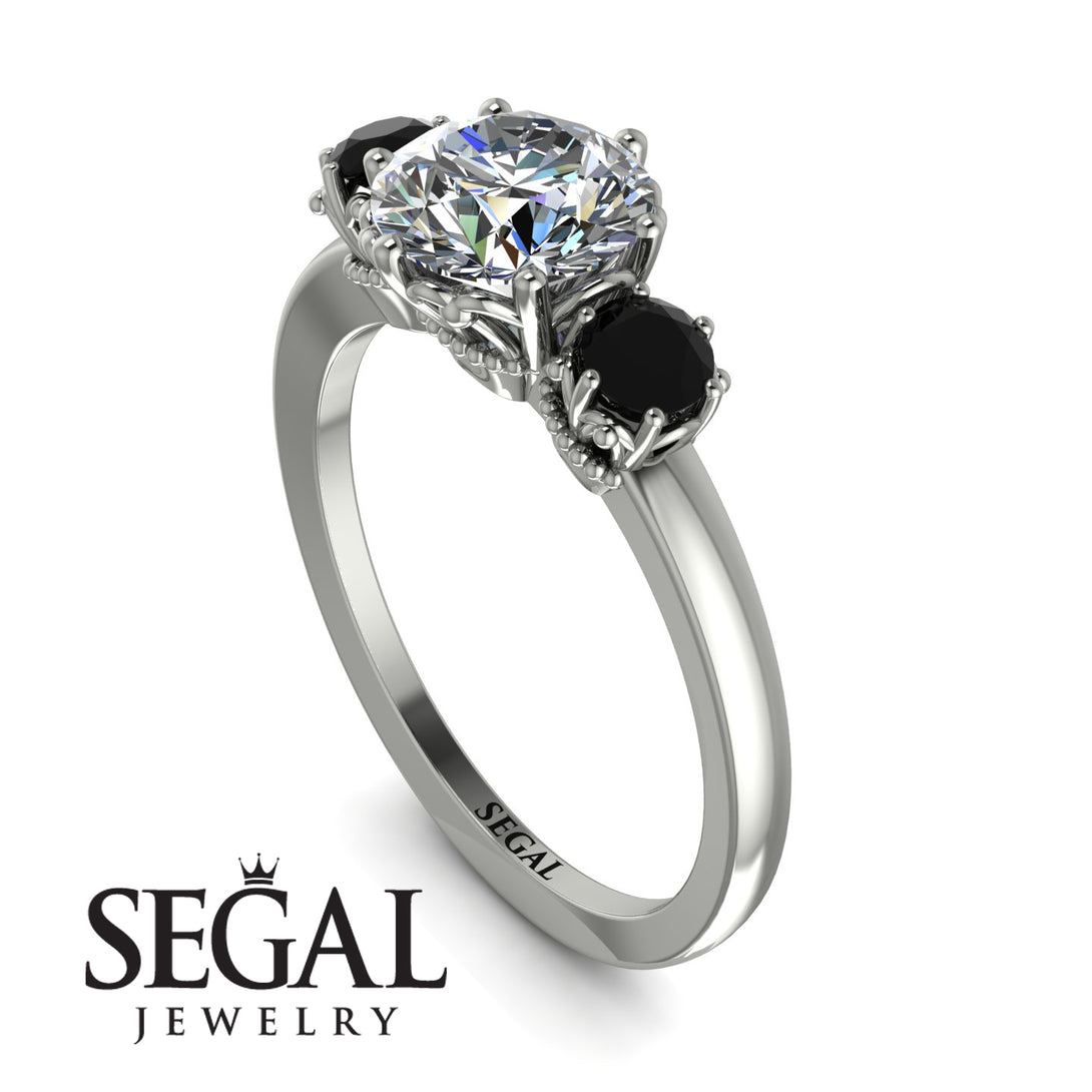 Classic 3 Stone Diamond Engagement Ring - Sofia No. 33