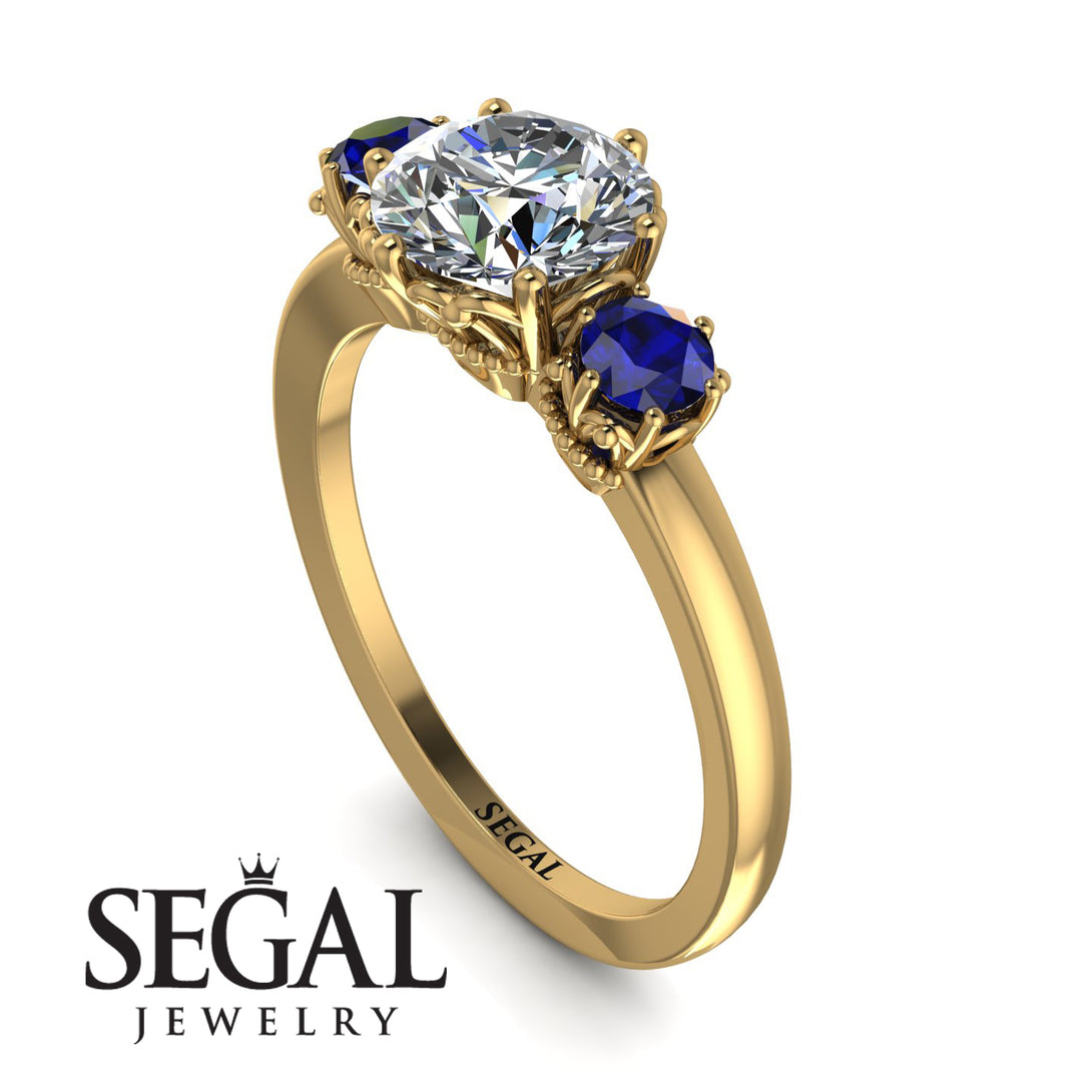 Classic 3 Stone Diamond Engagement Ring - Sofia No. 61