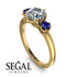 Classic 3 Stone Diamond Engagement Ring - Sofia No. 61 image 2